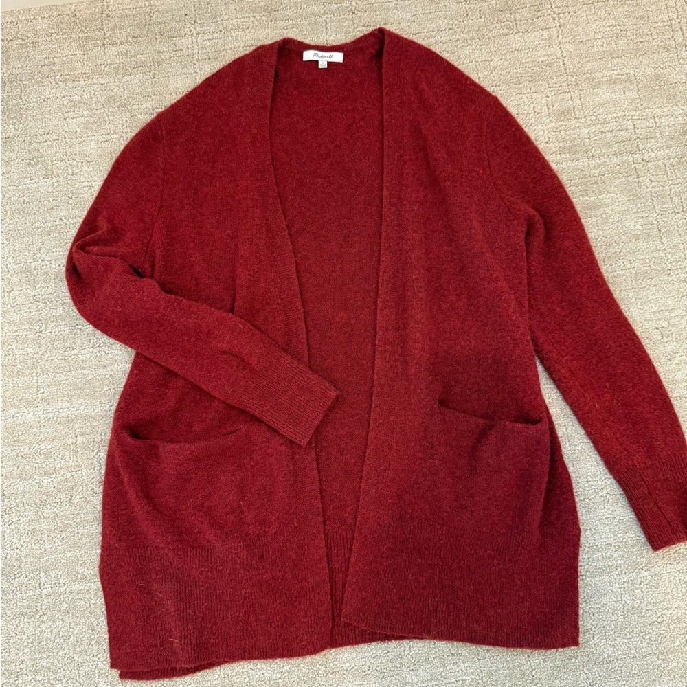 Madewell Deep Red Women's Cardigan